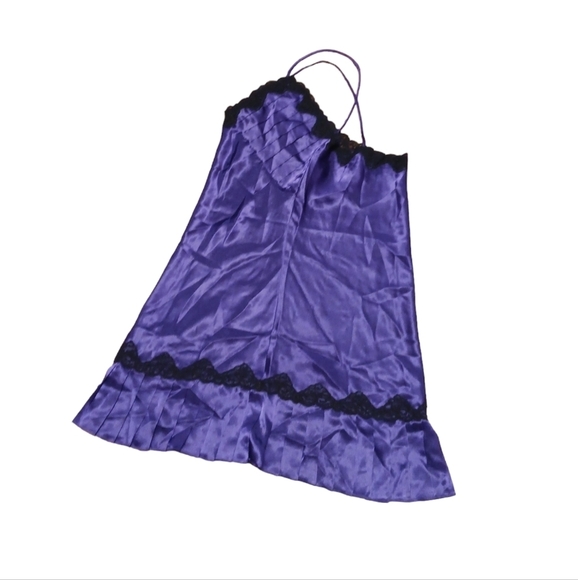 Vintage Gold Label Victoria's Secret Slip Gown Purple Ladies Small fairycore - Picture 4 of 7